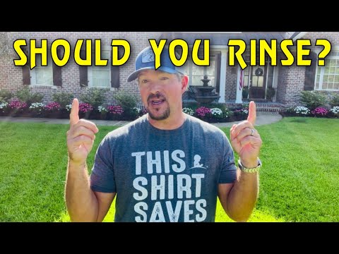Roof Washing - Should You Rinse?
