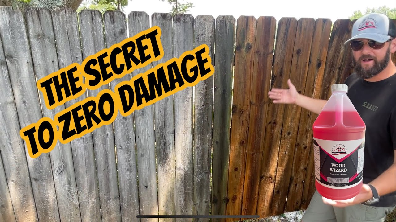 The BEST Cleaner for WOOD Southeast Softwash