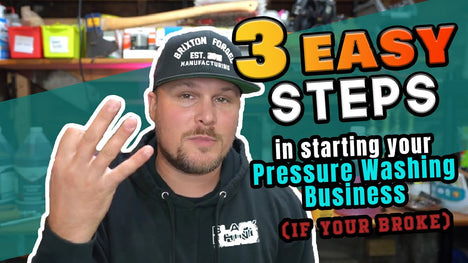 How To Start A Pressure Washing Business (If Your Broke) 3 Steps