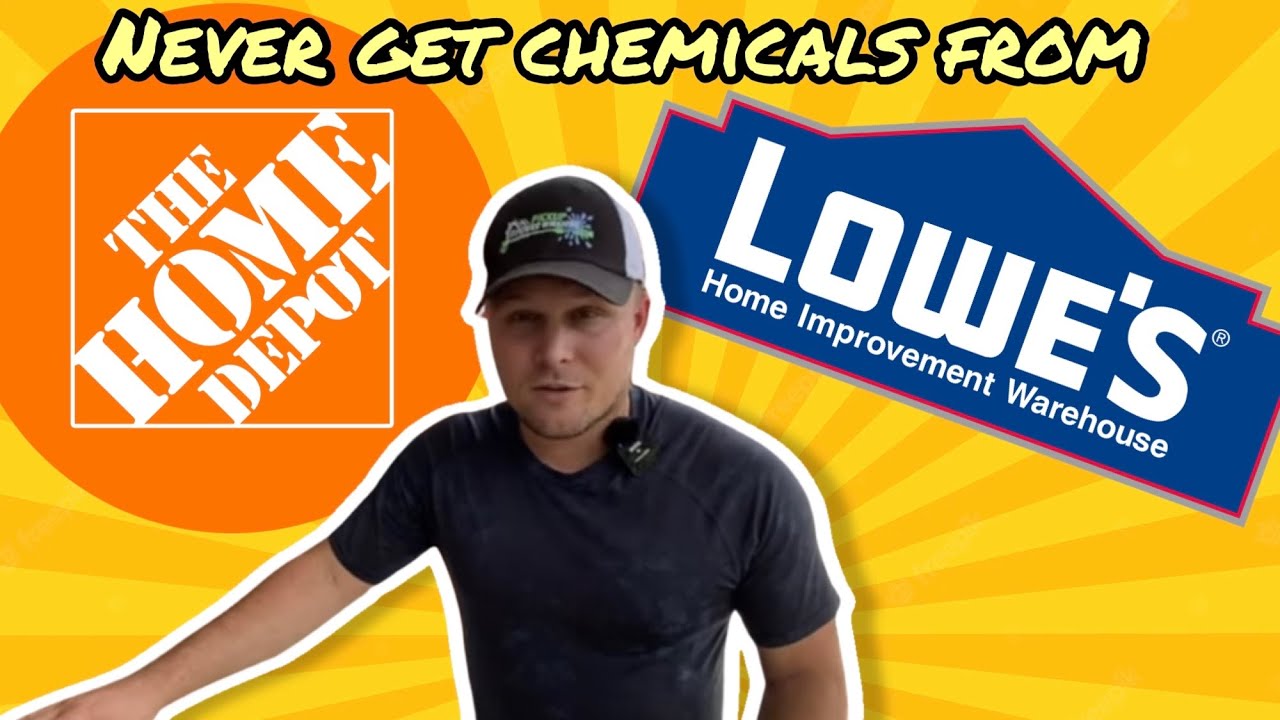 Never Buy Your Chemicals From Lowes Or Home Depot (Big Mistake)