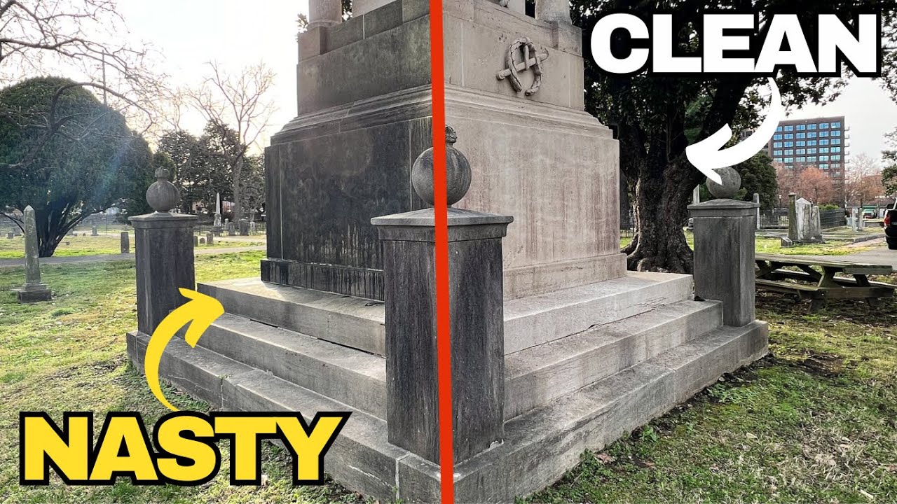 Effortless Restoration: Cleaning Historic Headstones