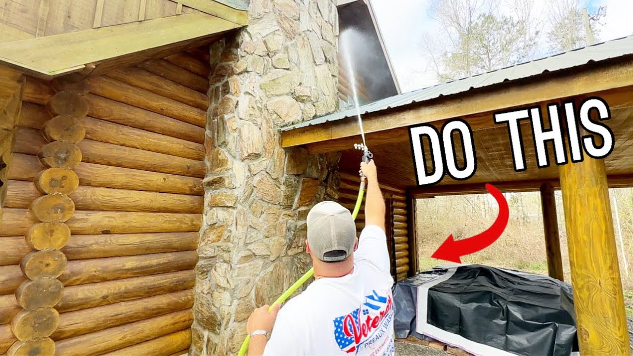 How To Pressure Wash Wood