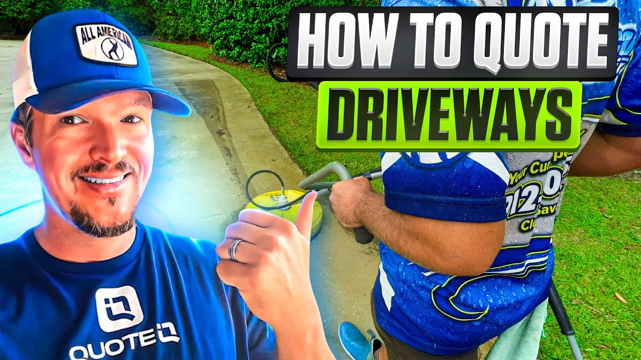 How To Quote Pressure Washing A Driveway (For Maxim Profit)