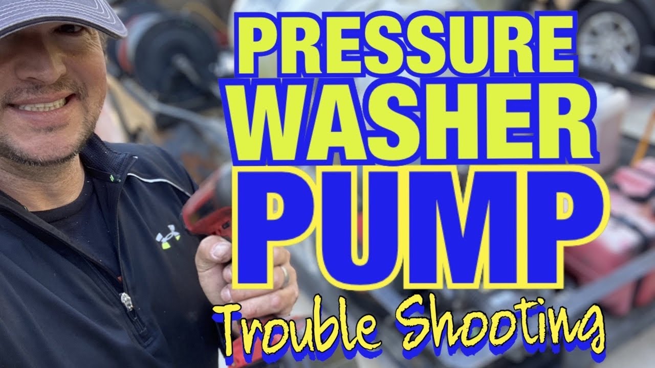 Pressure Washer Pump Repair - Low Pressure and Cavitation