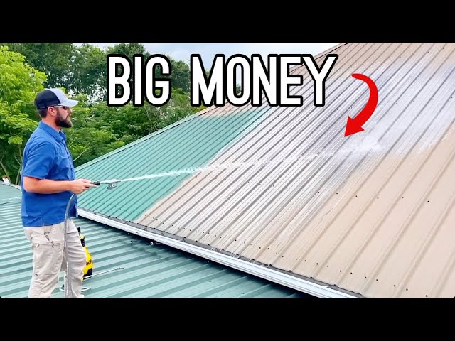 How To Make A Fortune Removing Oxidation From Vinyl Siding And Metal Roofs