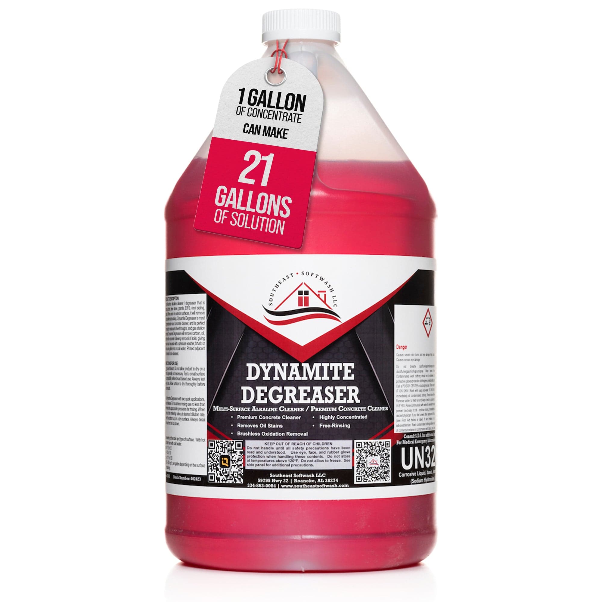 Southeast Softwash 1 gallon jug Dynamite Degreaser