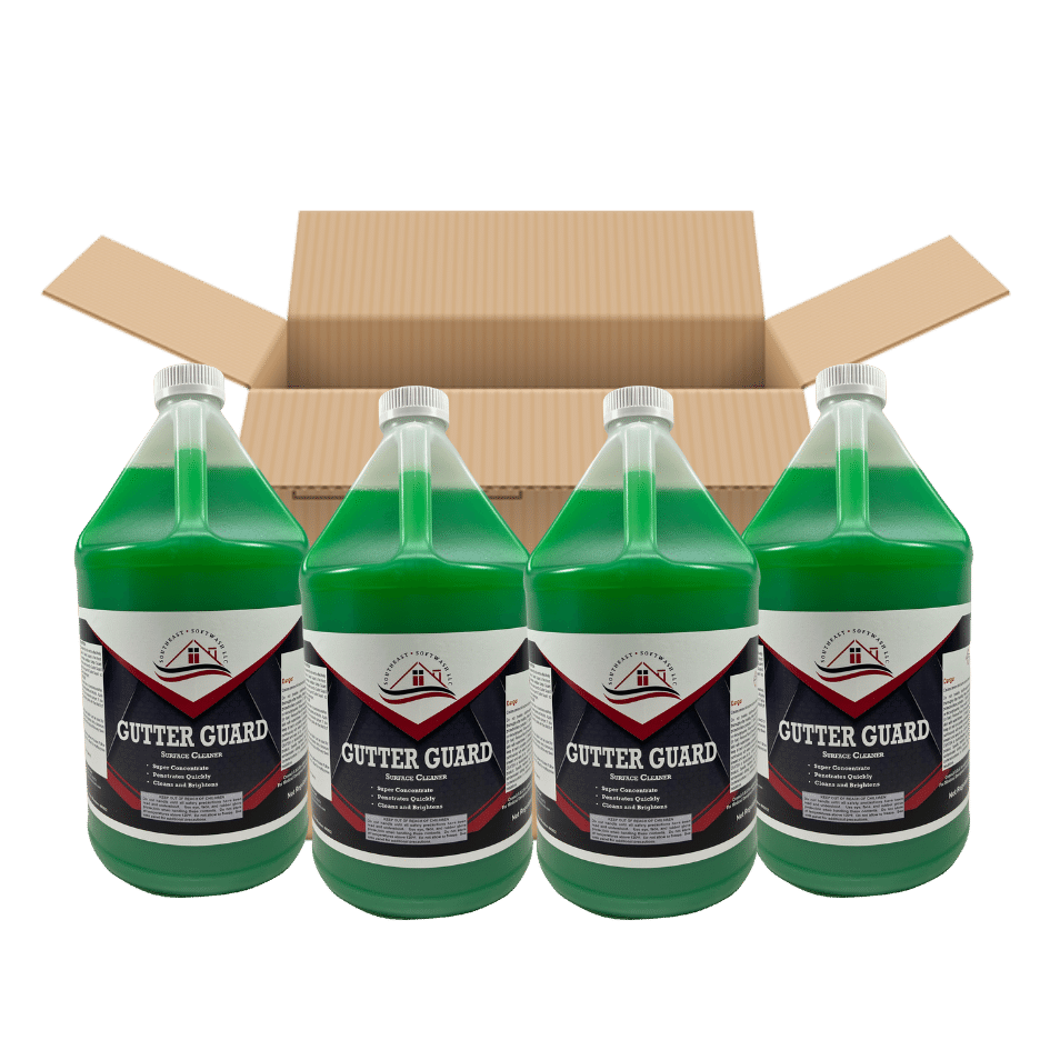 Southeast Softwash Case (4 gallons) Gutter Guard - Gutter Cleaning Chemicals