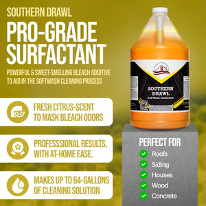 Southeast Softwash Citrus "Southern Drawl" Surfactant