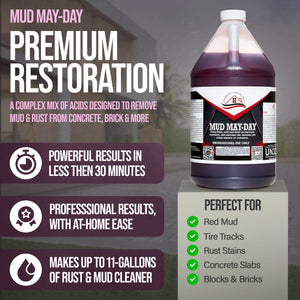 Southeast Softwash Mud May-Day Stain Remover