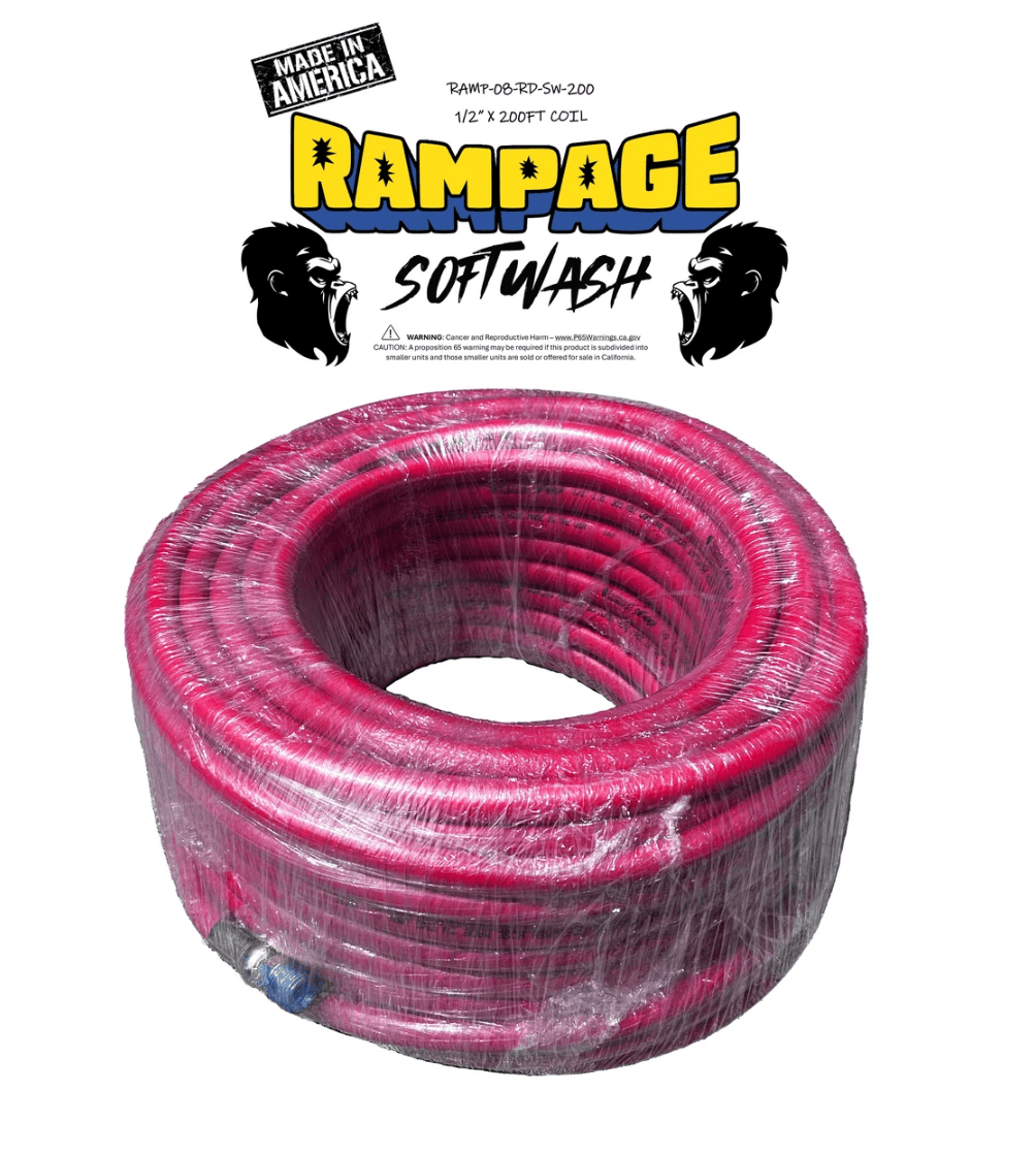 Southeast Softwash Rampage 1/2 in. Red Softwash Hose -200 ft.