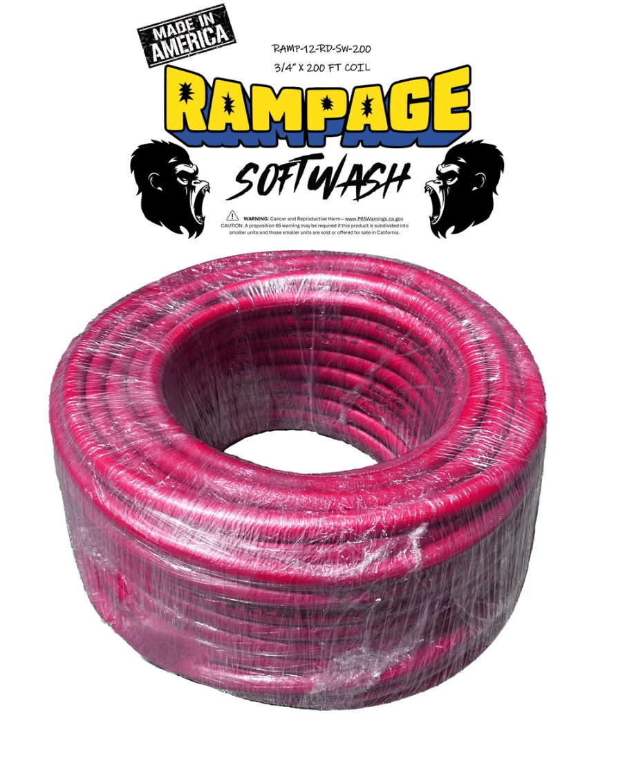 Southeast Softwash Rampage 3/4" Red Softwash Hose -200 ft.