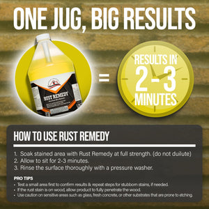 Southeast Softwash Rust Remedy Shippable Hazmat Stain Remover