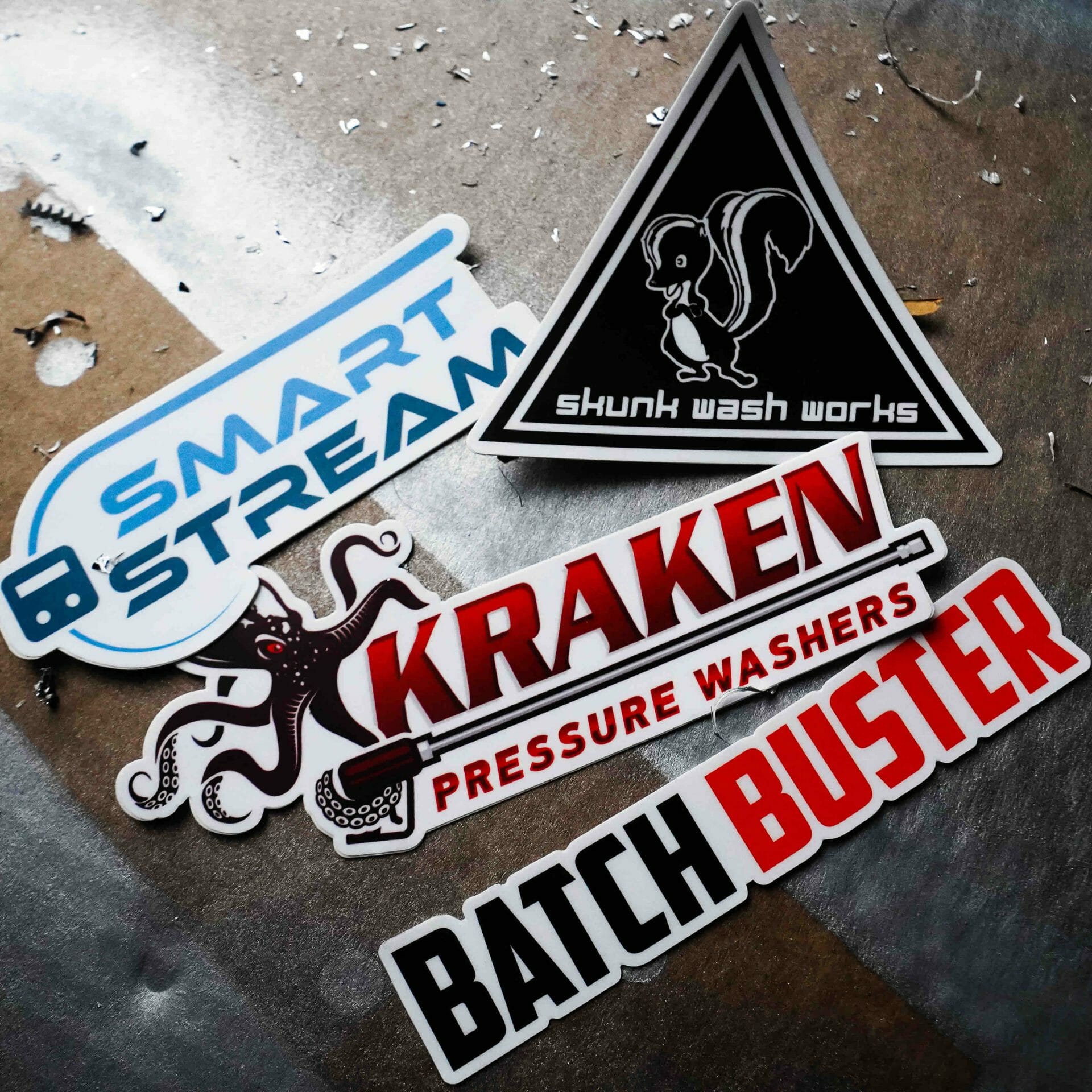 Southeast Softwash SESW + Skunk Wash Works Sticker Pack