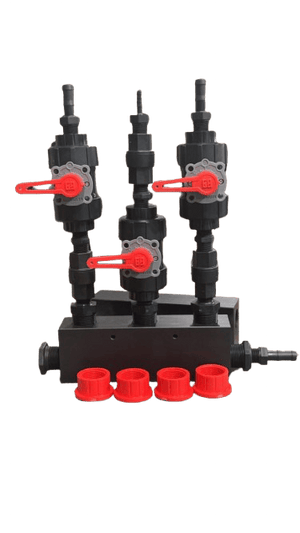 Southeast Softwash Standard - 1/2" fittings / Black Batch Buster™ Blend Manifold - Proportioner