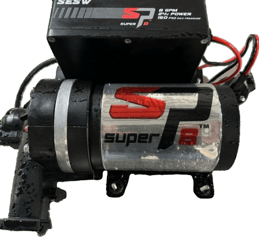 Super-8 Softwash Pump - 8 GPM 24v Low Pressure Electric Pump