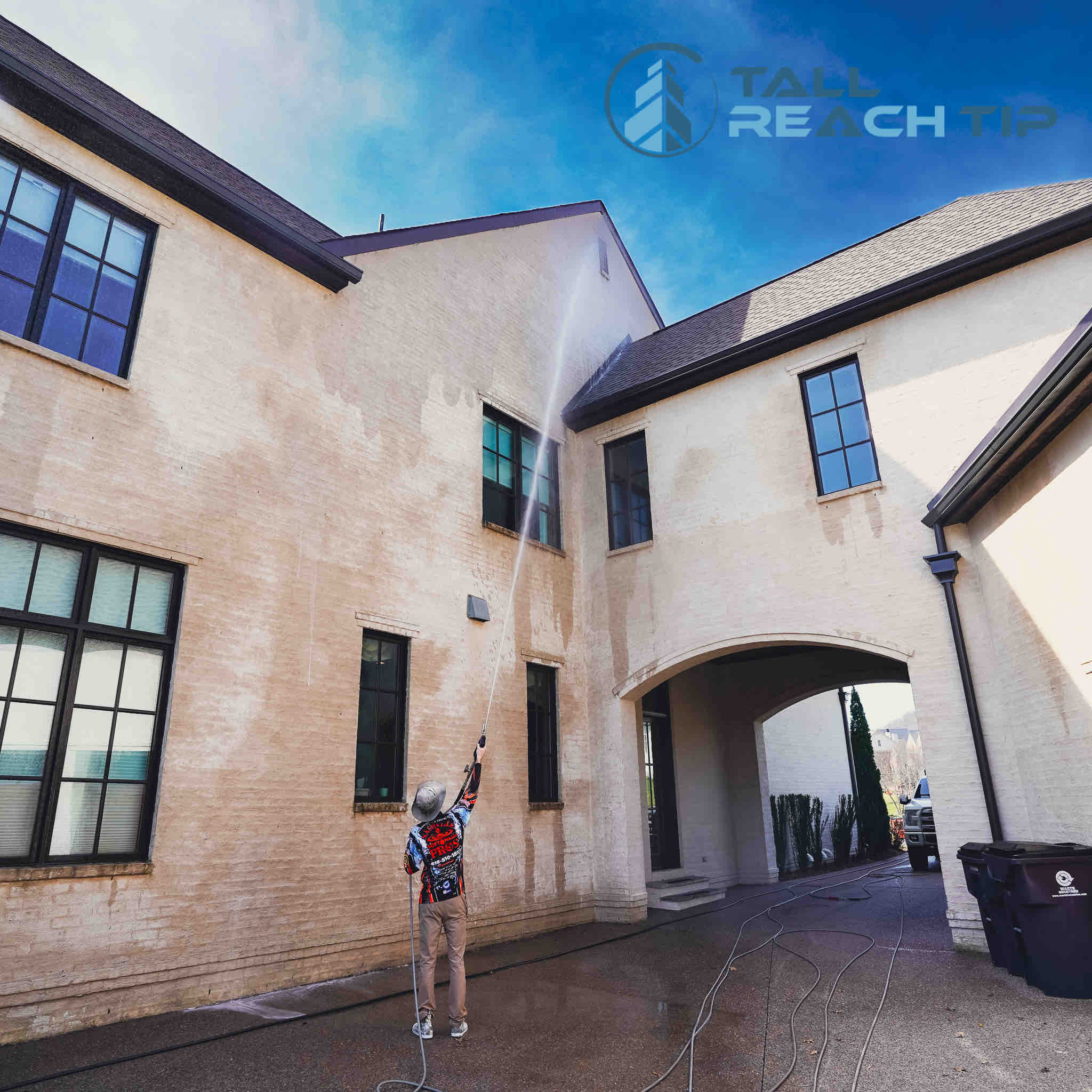 Southeast Softwash Tall Reach Shooter Tip (8gpm - 10gpm) Downstreaming