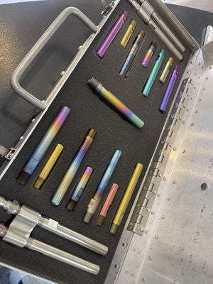 Southeast Softwash Titanium Tall Reach Tip (Shooter Tip) For 4-7 Gpm Anodized Blue / Purple Finish