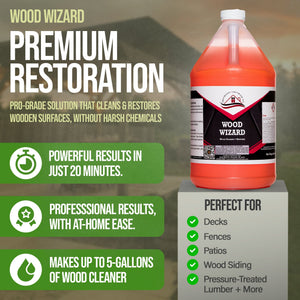 Southeast Softwash Wood Wizard - Deck and Fence Cleaner