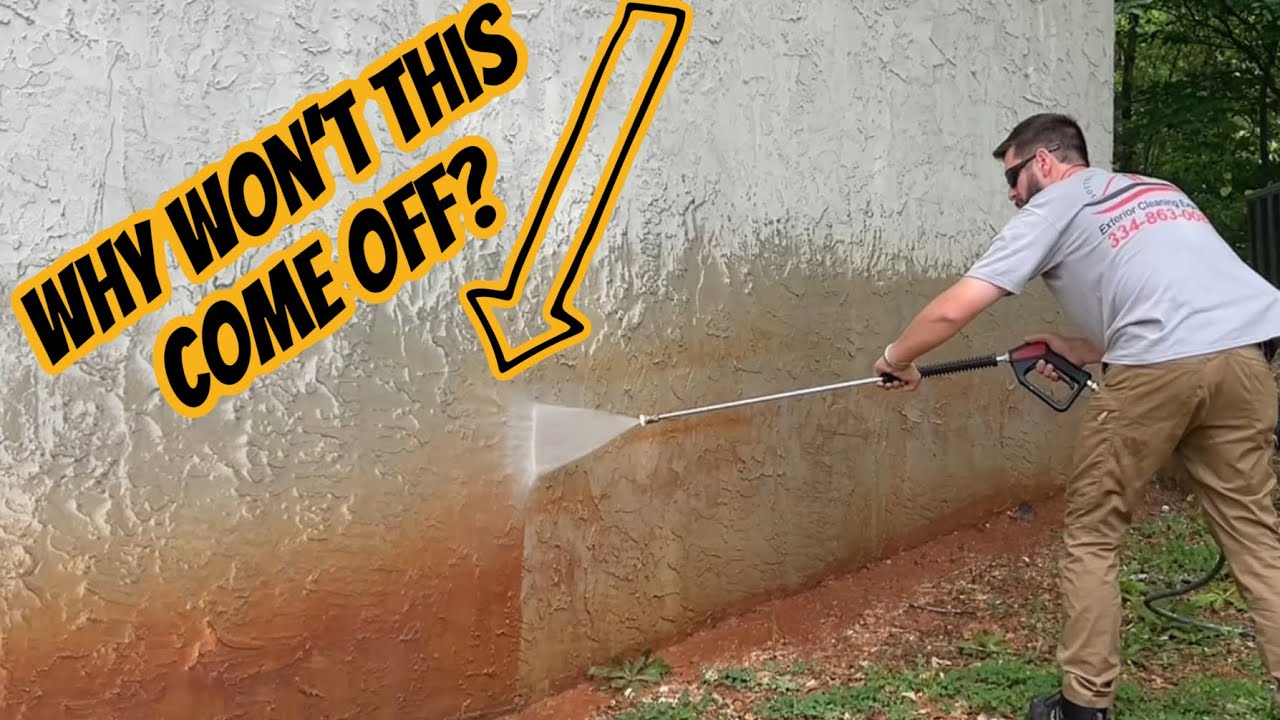 The BEST Red Clay Remover on the Southeast Softwash