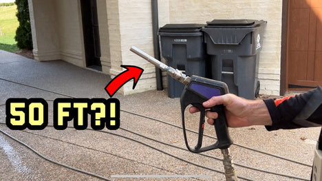 The Best Shooter Tip For Pressure Washing - Tall Reach Tip