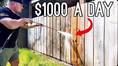 How To Make $1000 A Day Cleaning Wood Fences (Step By Step)