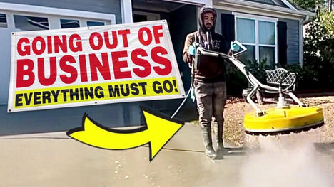 Why People Don't Make It in the Pressure Washing Business