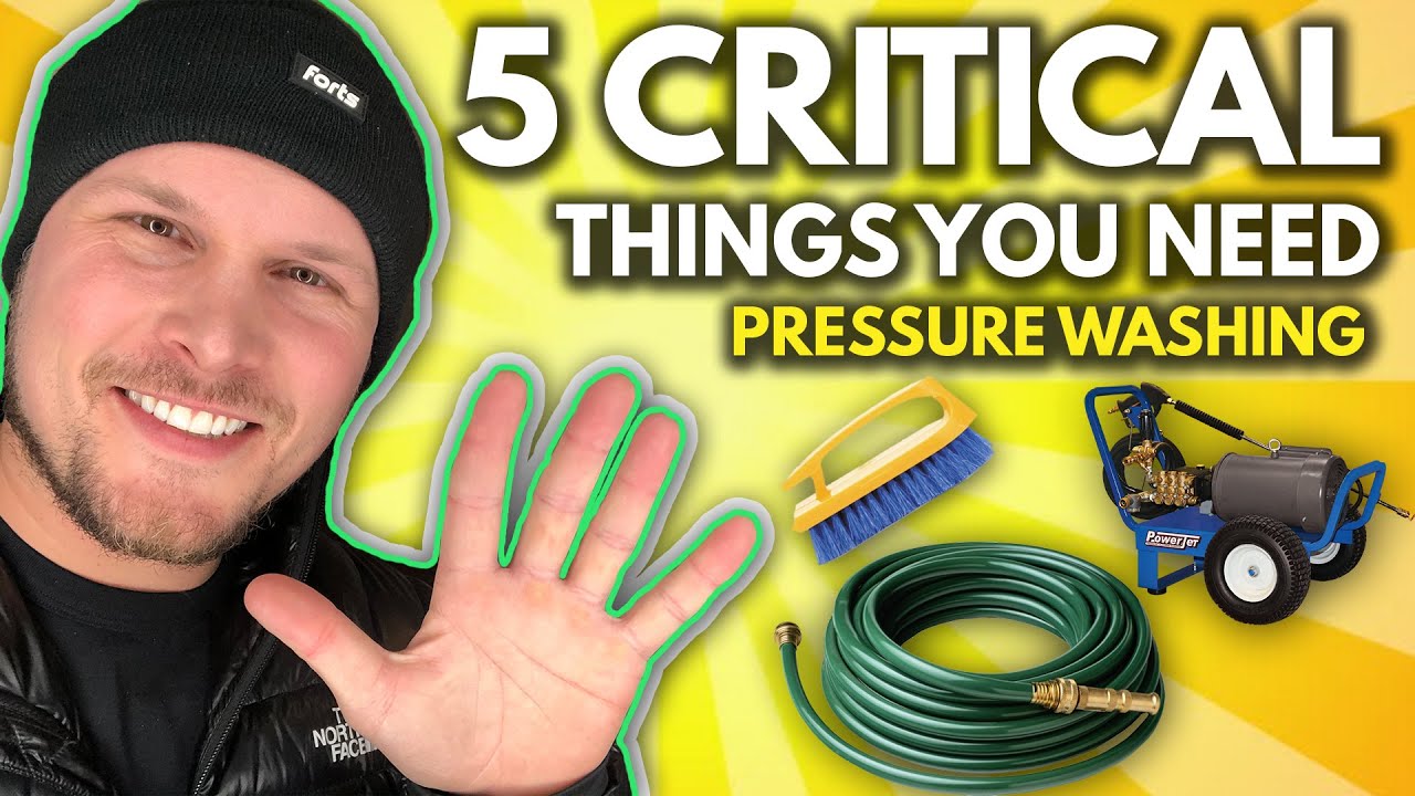 5 Critical Things You Need To Have On Your Pressure Washing Truck