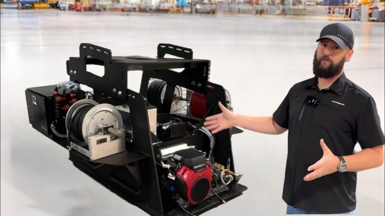 The POLY-MAX. SoftWash and Pressure washing skid on Steroids
