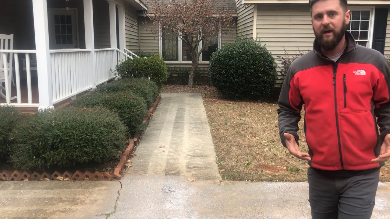 Can you Softwash a sidewalk?
