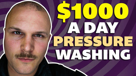 Make $1000 A Day Pressure Washing BY YOURSELF | Start A Pressure Washing Business