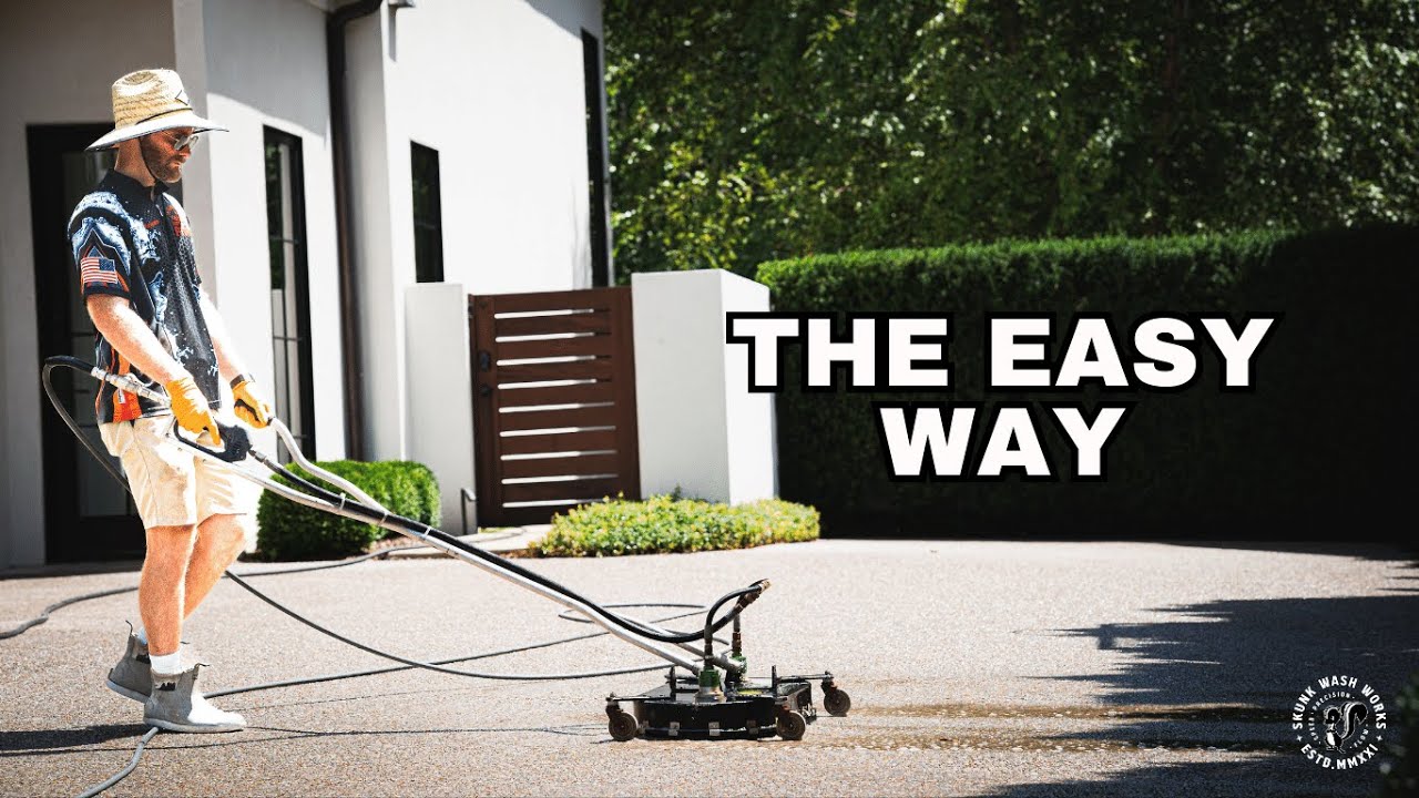 How To Pressure Wash A Driveway (The Easy Way) – Southeast Softwash