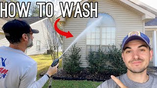 How To Pressure Wash A House (Start To Finish)
