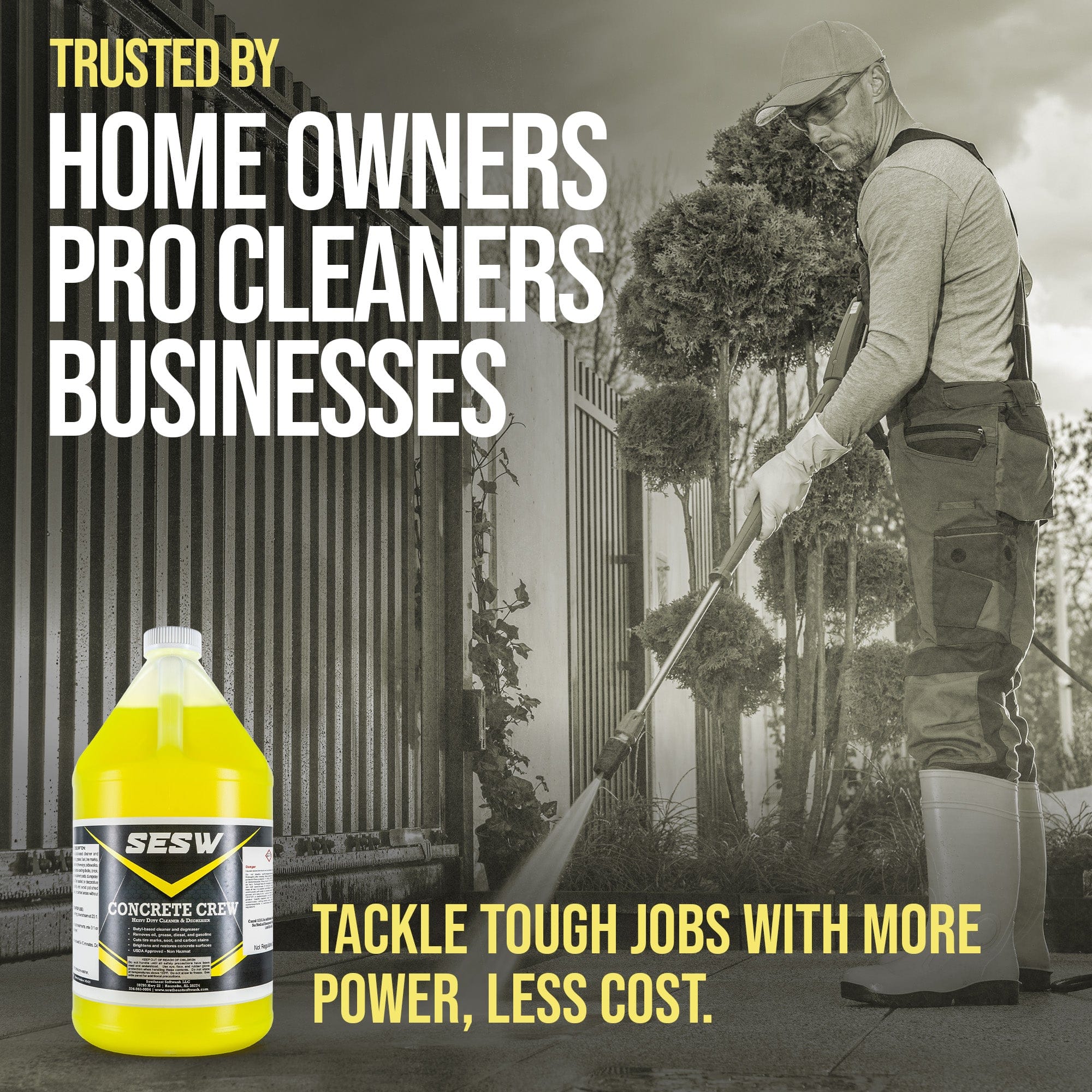 SESW Concrete Crew™ Cleaner & Degreaser – Power, Speed, and Savings in One Formula