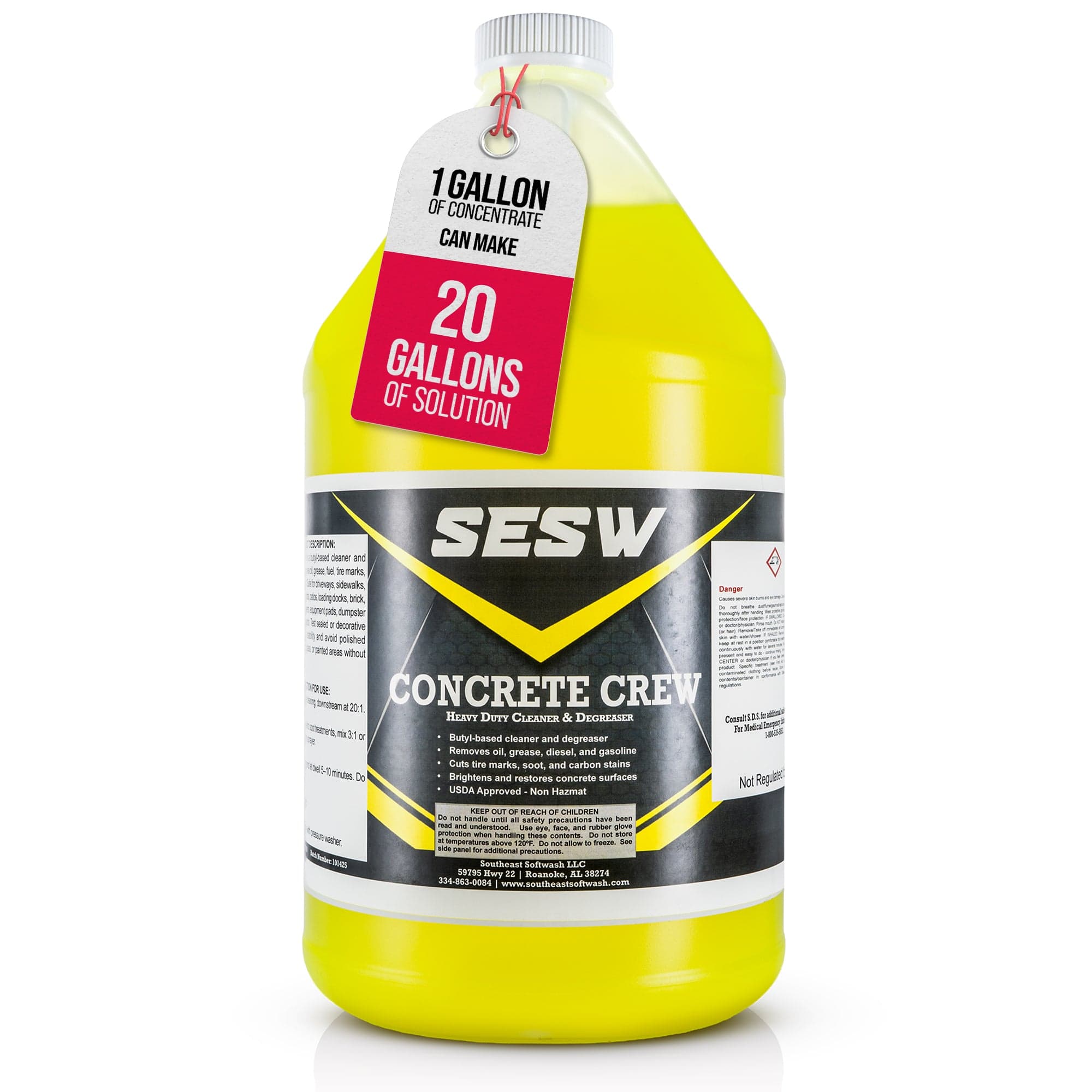 SESW Gallon Concrete Crew™ Cleaner & Degreaser – Power, Speed, and Savings in One Formula