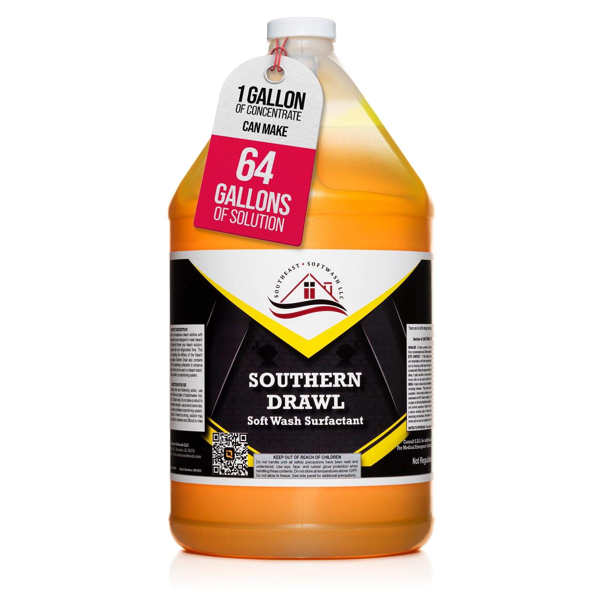 Southeast Softwash 1 gallon jug Citrus "Southern Drawl" Surfactant