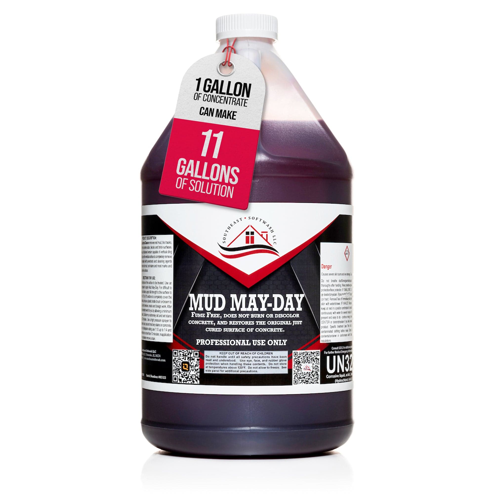 Southeast Softwash 1 gallon jug Mud May-Day Stain Remover