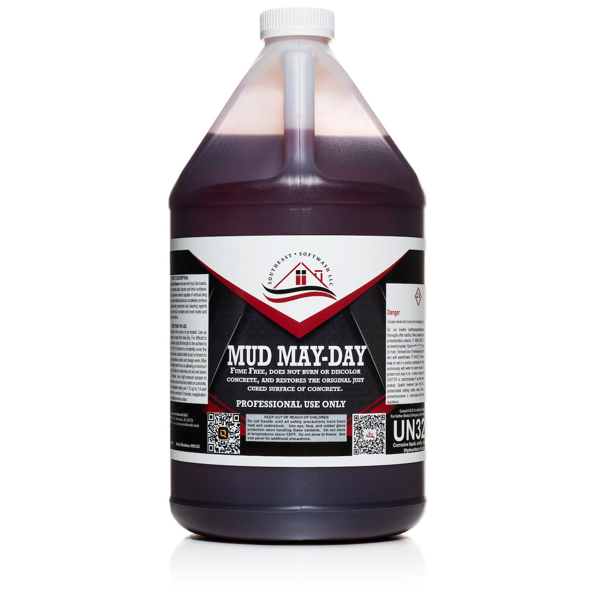 Southeast Softwash 1 gallon jug Mud May-Day Stain Remover