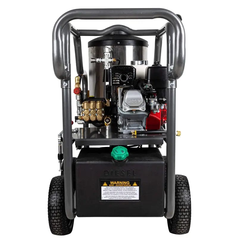 Southeast Softwash 2,700 PSI - 2.8 GPM Hot Water Pressure Washer with Honda GX200 Engine and General Triplex Pump