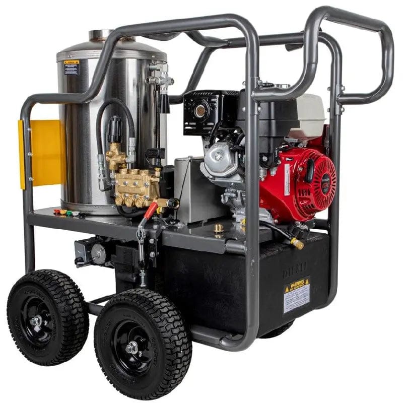 Southeast Softwash 4,000 PSI - 4.0 GPM Hot Water Pressure Washer with Honda GX390 Engine and Belt Driven General Triplex Pump