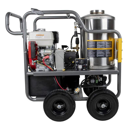 Southeast Softwash 4,000 PSI - 4.0 GPM Hot Water Pressure Washer with Honda GX390 Engine and Belt Driven General Triplex Pump