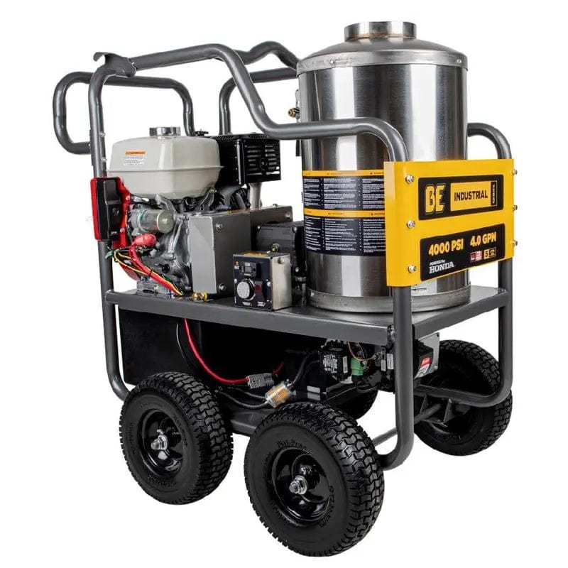 Southeast Softwash 4,000 PSI - 4.0 GPM Hot Water Pressure Washer with Honda GX390 Engine and Belt Driven General Triplex Pump