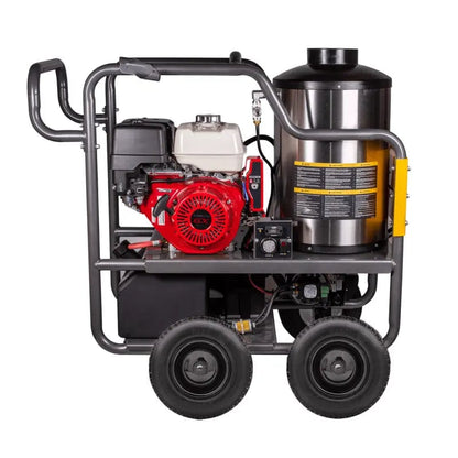 Southeast Softwash 4,000 PSI - 4.0 GPM Hot Water Pressure Washer with Honda GX390 Engine and General Triplex Pump