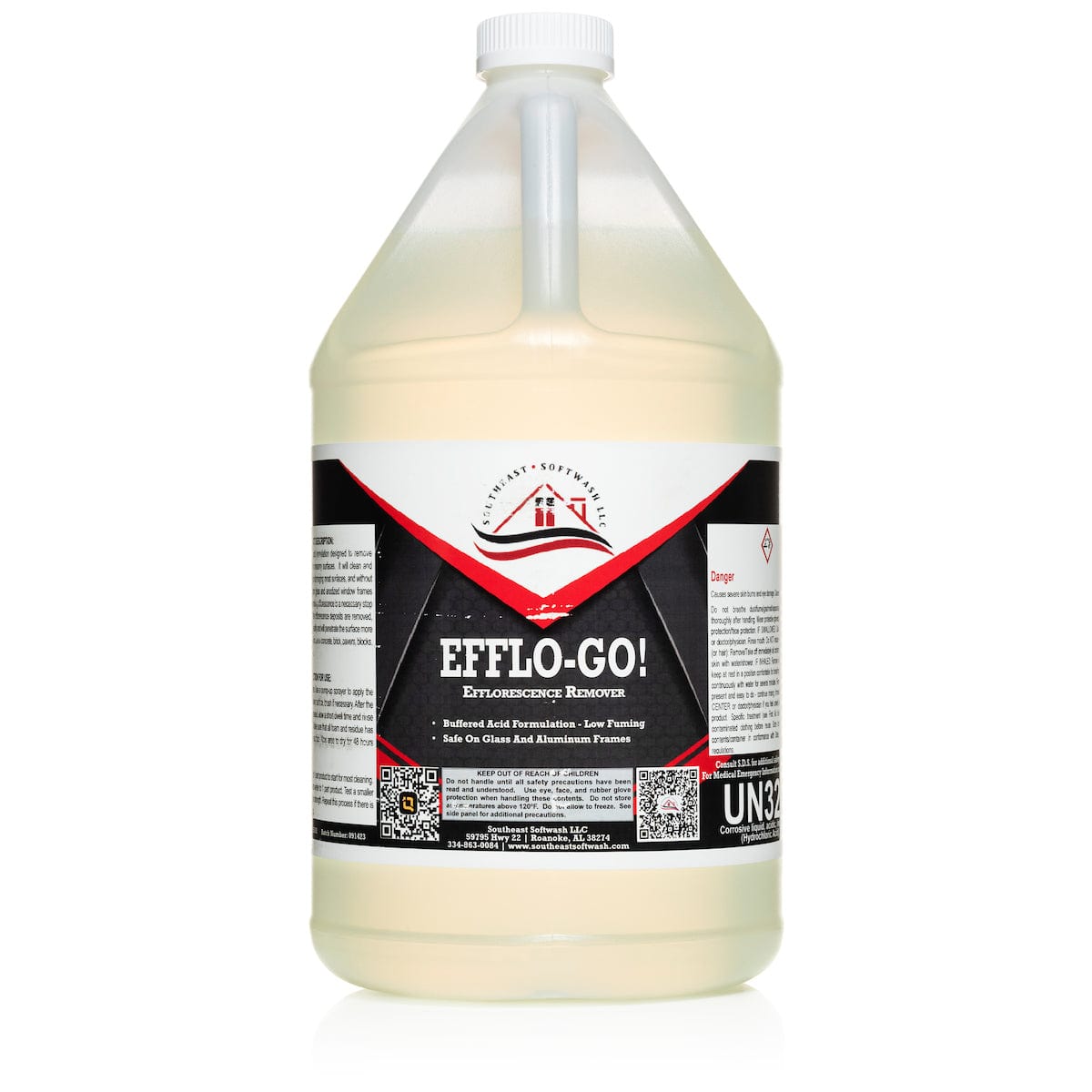Southeast Softwash Case (4 gallons) Efflo-Go! Efflorescence Remover