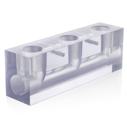 Southeast Softwash Clear Plastic Blend Manifold Mixing Block For 1 Inch Valves