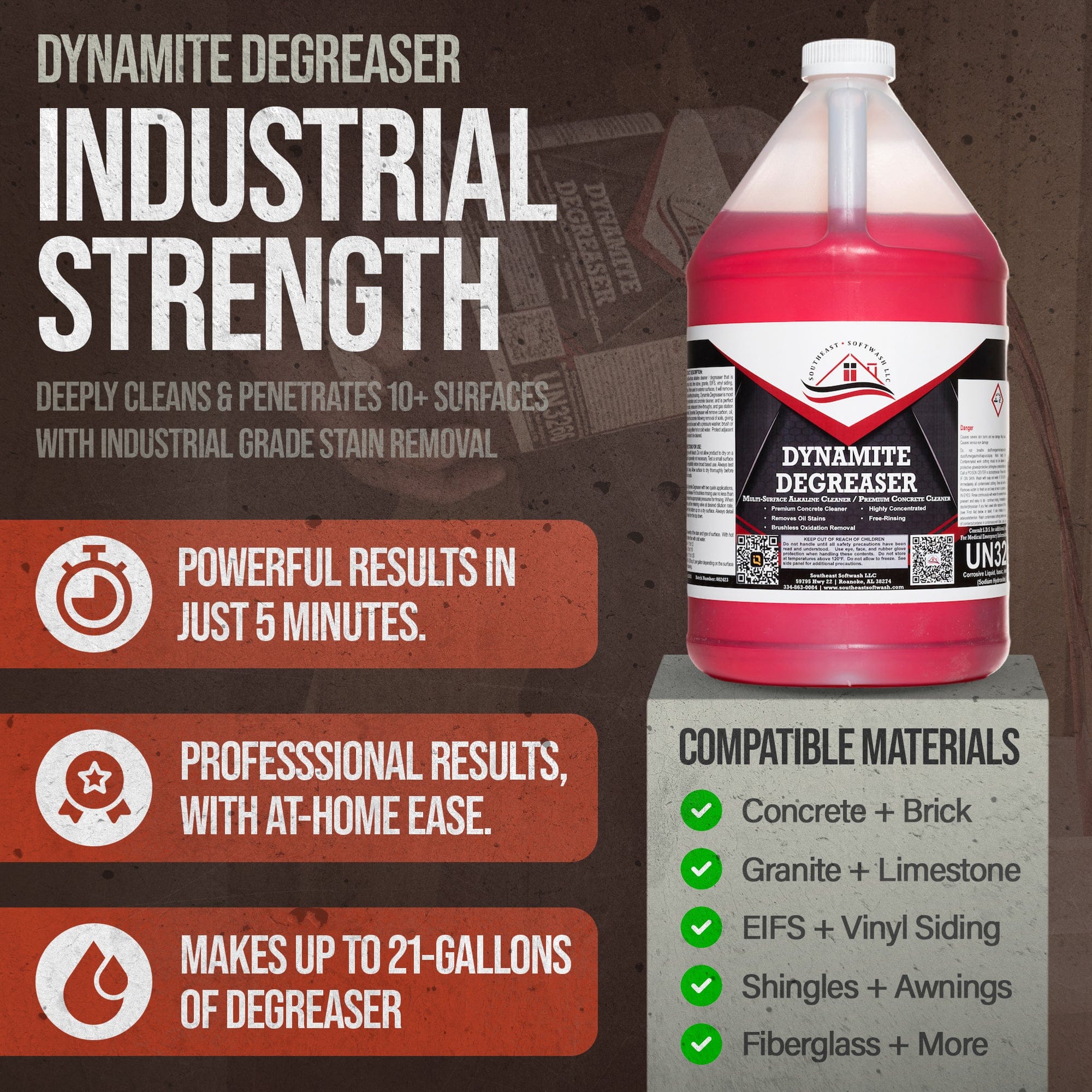 Southeast Softwash Dynamite Degreaser