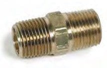 Southeast Softwash HEX NIPPLES - DOUBLE - BRASS