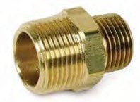 Southeast Softwash HEX REDUCING NIPPLES - BRASS