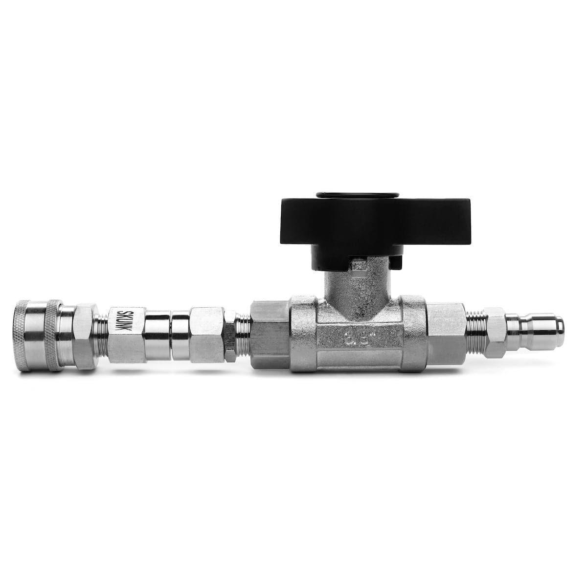 Southeast Softwash High Pressure 3/8 Ball Valve and SKUNK Swivel Combo Set | Assembled