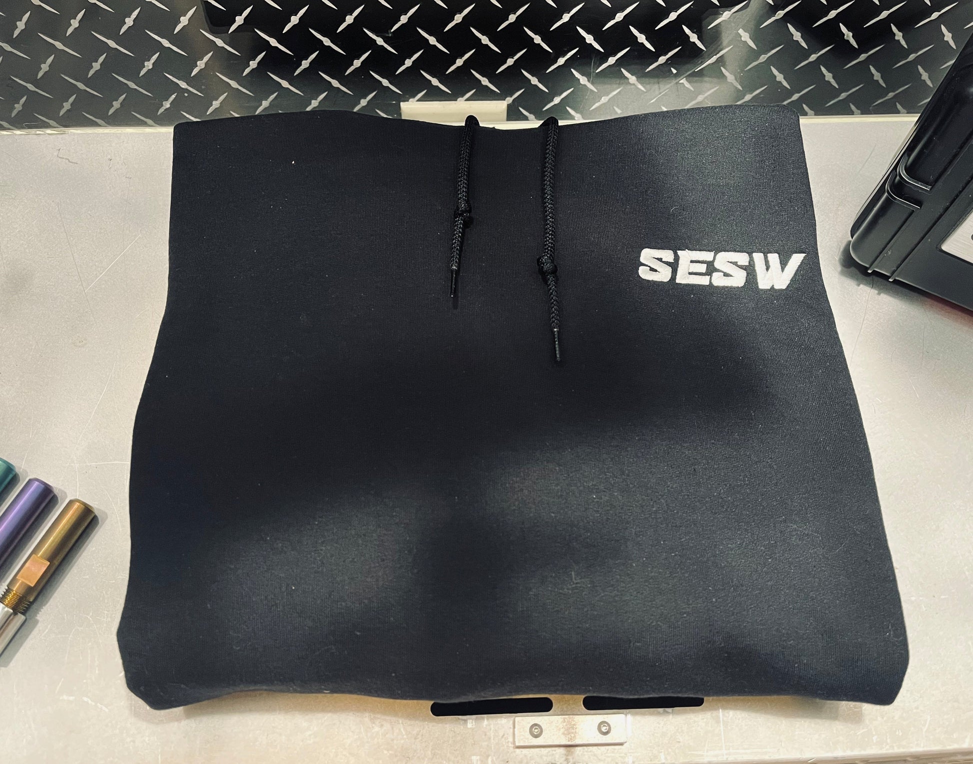 Southeast Softwash Hoodie SEWS Embroidered | Black Hoodie