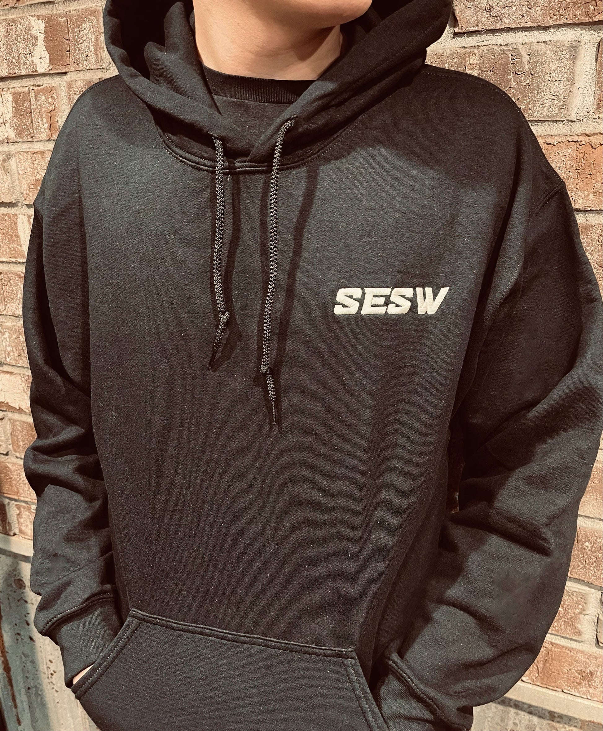 Southeast Softwash Hoodie SEWS Embroidered | Black Hoodie